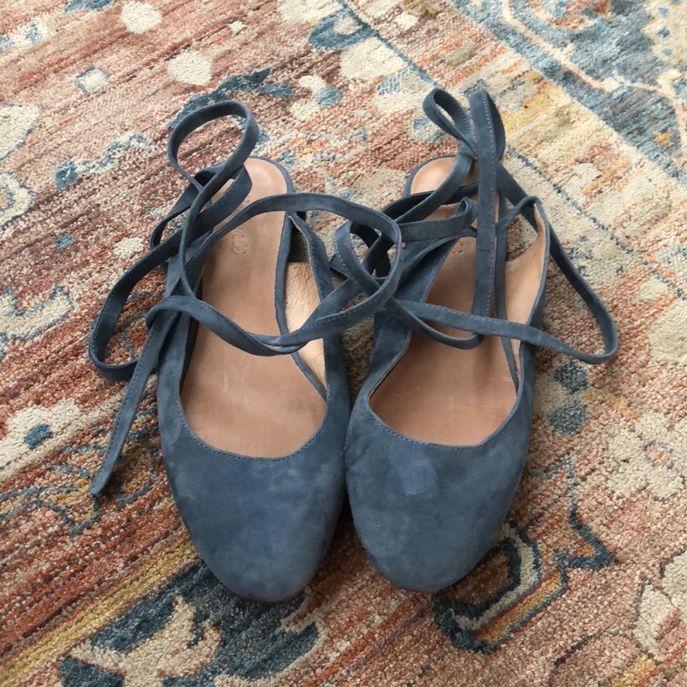 MADEWELL ankle wrap ballet flat